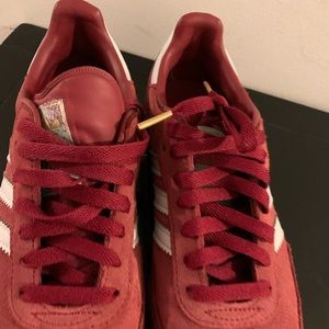 Red Adidas size 8